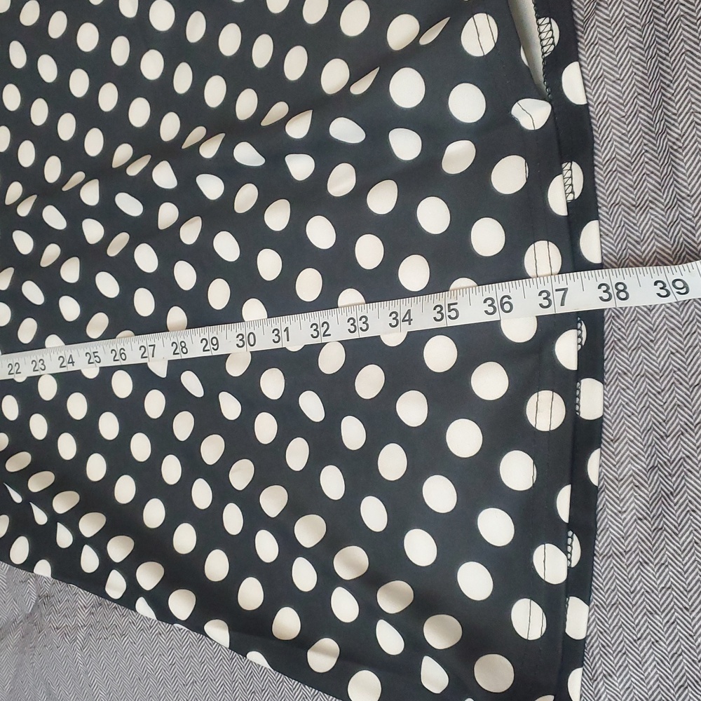 Pinup Fashion Polka Dot Dress 14W Sheer Top Swiss Dot - Picture 9 of 9